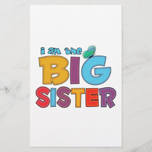 Ich bin die große Schwester Butterfly. Briefpapier