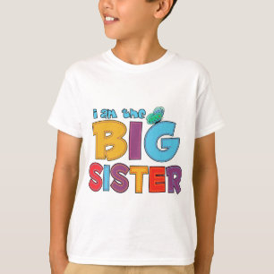 Ich bin die große Schwester Butterfly. T-Shirt