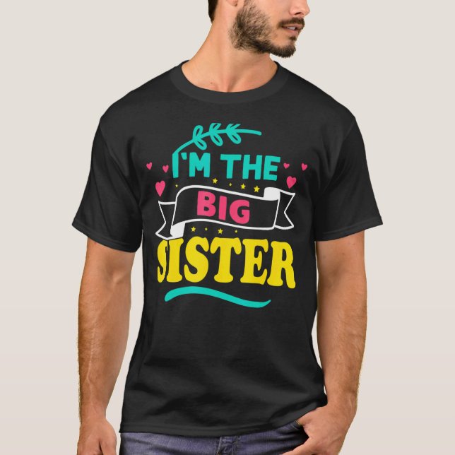 Ich bin die große Schwester T-Shirt (Vorderseite)