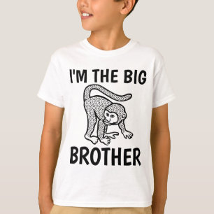 ICH BIN DIE GROSSEN BRUDER-MONKEY-T - Shirt