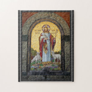 "ICH BIN DIE GUTE SHEPHERD" John 10:11 Mosaikkunst Puzzle