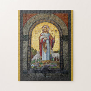 "ICH BIN DIE GUTE SHEPHERD" John 10:11 Mosaikkunst Puzzle