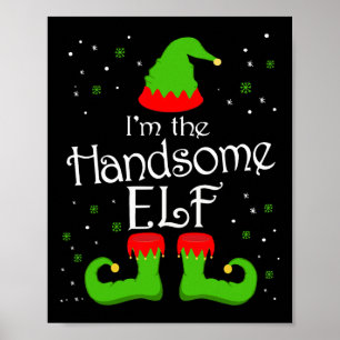 Ich bin die hübsche Elf-T-Shirt-Familie, die zu El Poster