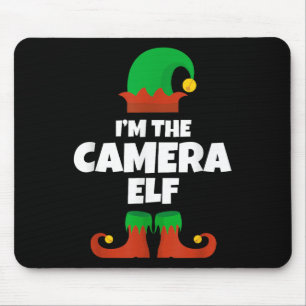 Ich bin die Kamera Elf Familie Pajama Weihnachtsma Mousepad