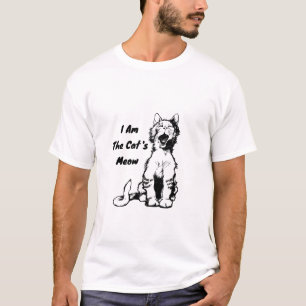 Ich bin die Katze, die Miauen macht Lustige Katze T-Shirt