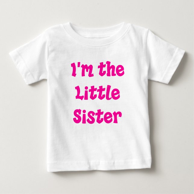Ich bin die kleine Schwester Baby T-shirt (Vorderseite)