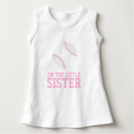 "Ich bin die kleine Schwester" Baseball Jersey Num Baby Strampler