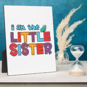 Ich bin die kleine Schwester Butterfly Fotoplatte
