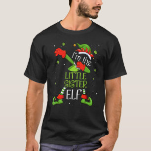 Ich bin die kleine Schwester Elf, die den Weihnach T-Shirt