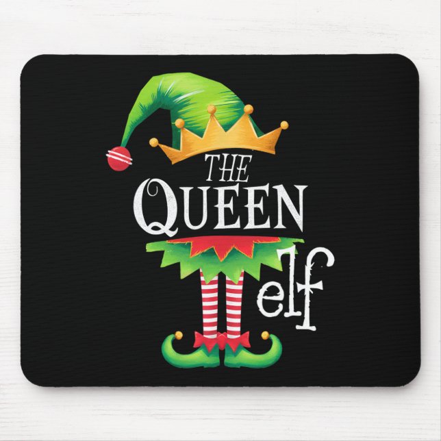 Ich bin die Königin Elf, die Weihnachtskostüme pas Mousepad (Vorne)