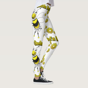 Ich bin die Königin mit Blume Leggings