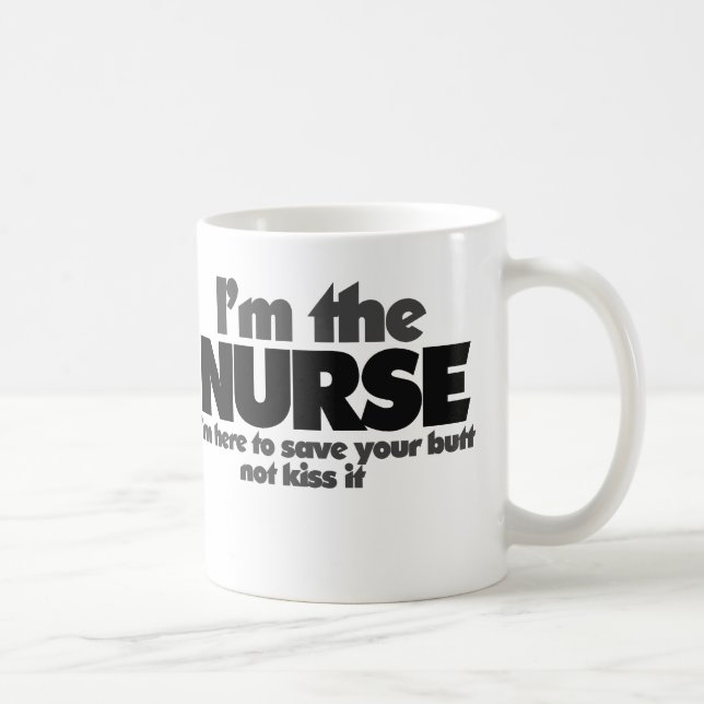 Ich bin die Krankenschwester Tasse (Rechts)