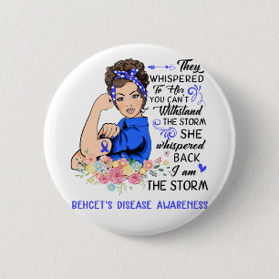 Ich bin die KRANKHEITSBEUGUNG des Sturms Button