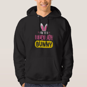 Ich bin die Lady Bunny Rabbit Ears Ei Funny Eas Hoodie
