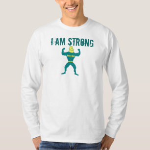 Ich bin die lange Hülse T der starken Männer T-Shirt