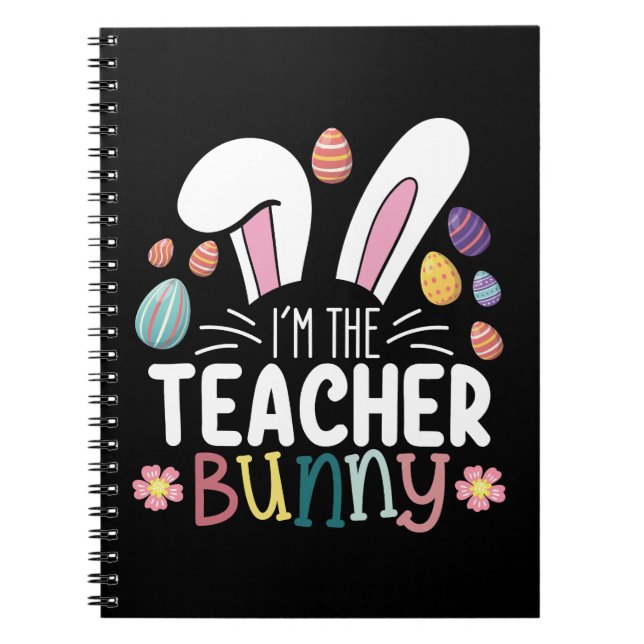Ich bin die Lehrerin, die Ostern spielt Notizblock (Vorderseite)