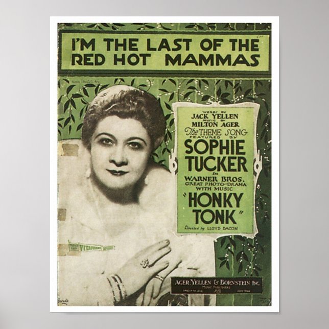 Ich bin die letzte Red Hot Mamas Songbook Cover Poster (Vorne)