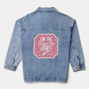 Ich bin die Lieblingstante Jeansjacke