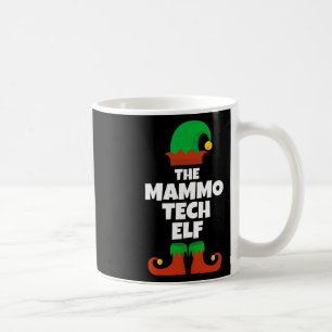 Ich bin die Mammo Tech Elf Familie Pajama Weihnach Kaffeetasse