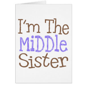 Ich bin die mittlere Schwester (lila)