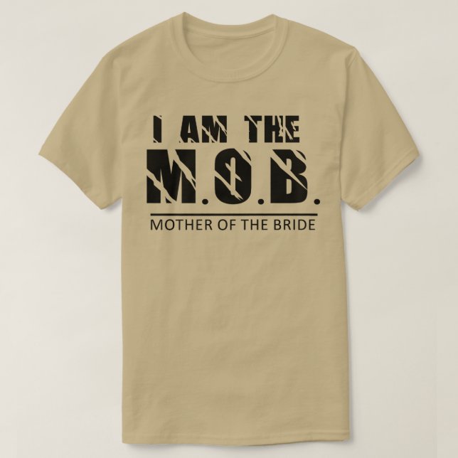 Ich bin die Mutter des Brautdesigns T-Shirt (Design vorne)