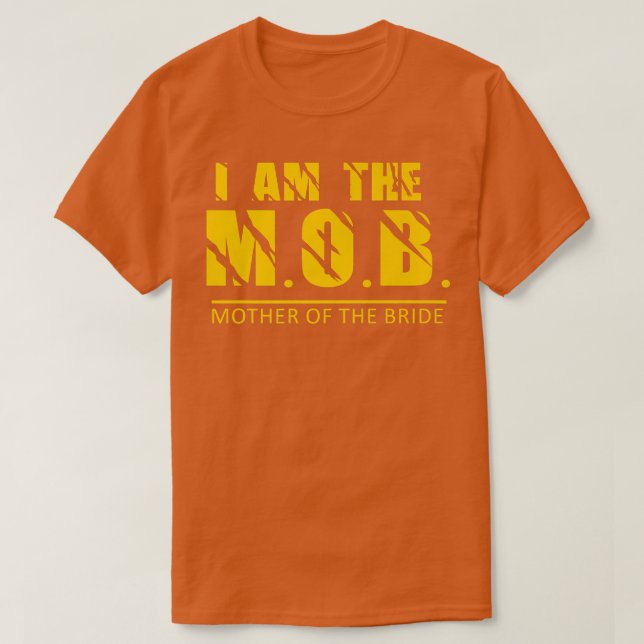 Ich bin die Mutter des Brautdesigns T-Shirt (Design vorne)
