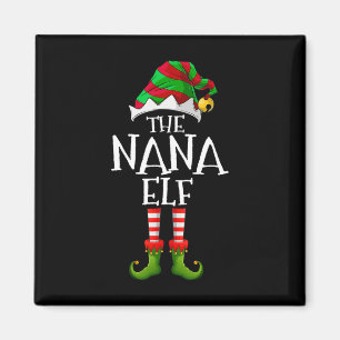 Ich bin die Nana Elf, die Weihnachtskostüme passt Magnet