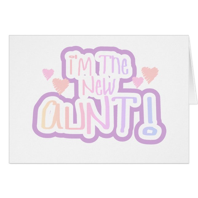 Ich bin die neue Tante - Pink-Schatten (Vorderseite (Horizontal))