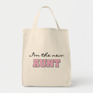 Ich bin die New Tante Tshirts und Geschenke Tragetasche