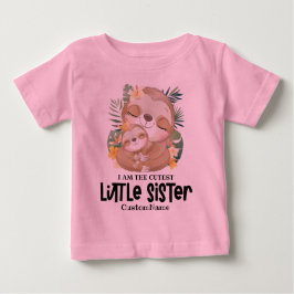Ich bin die Niedlichste kleine Schwester Niedliche Baby T-shirt