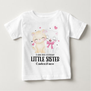Ich bin die Niedlichste kleine Schwester Niedliche Baby T-shirt