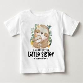Ich bin die Niedlichste kleine Schwester Niedliche Baby T-shirt