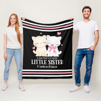 Ich bin die Niedlichste kleine Schwester Niedliche Fleecedecke