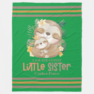 Ich bin die Niedlichste kleine Schwester Niedliche Fleecedecke