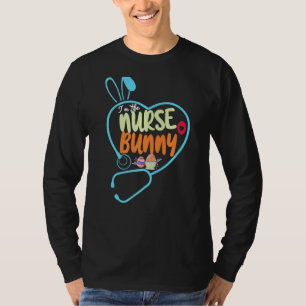 Ich bin die Nurse Bunny Nursing Niedlich Stethosco T-Shirt