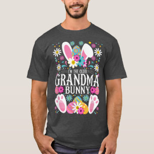 Ich bin die Oma-Bunny-Ostern-Party Eier und Daisie T-Shirt