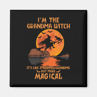 Ich bin die Oma-Hexe wie eine normale Oma-Hallow Magnet