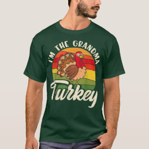 Ich bin die Oma Türkei Funny Erntedank Grandmot T-Shirt