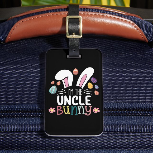 Ich bin die Onkel-Bunny-Osterfamilie, die passt Gepäckanhänger (Vorderseite Insitu 2)