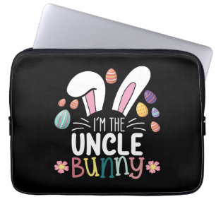 Ich bin die Onkel-Bunny-Osterfamilie, die passt Laptopschutzhülle