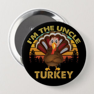 Ich bin die Onkel Türkei Familie Matching Erntedan Button