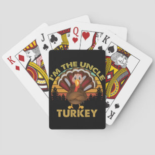 Ich bin die Onkel Türkei Familie Matching Erntedan Spielkarten