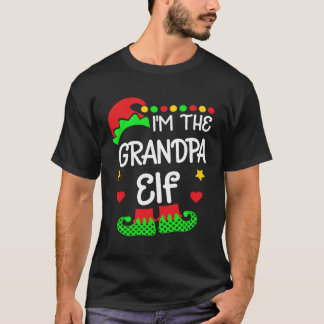 Ich bin die Opa Elf Shirt Weihnachtsfamilie Elf Co