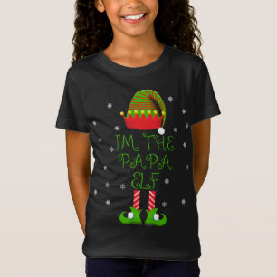 Ich bin die Papa Elf Funny Group Familie Weihnacht T-Shirt