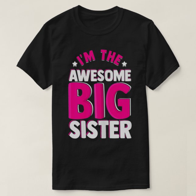 Ich bin die Phantastische große Schwester T-Shirt (Design vorne)