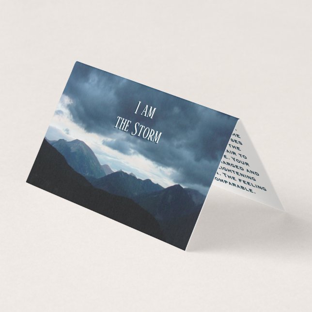 Ich bin die Phantastische Storm Story Fun Card (Vorderseite)