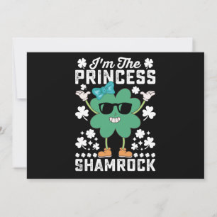 Ich bin die Prinzessin Kleeblatt St Patrick's Day  Einladung
