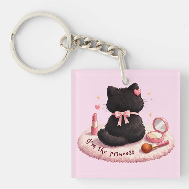 Ich bin die Prinzessin Schlüsselanhänger (Vorderseite)