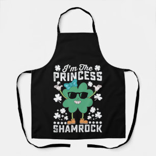 Ich bin die Prinzessin Shamrock St. Patrick's Day Schürze