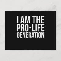 Ich bin die Pro Life Generation Print Pro Life Stu